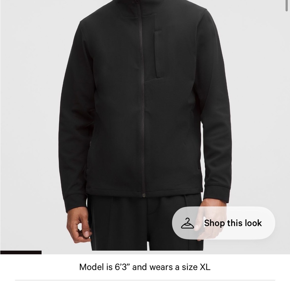 NWT Lululemon Sojourn Men's Black Jacket